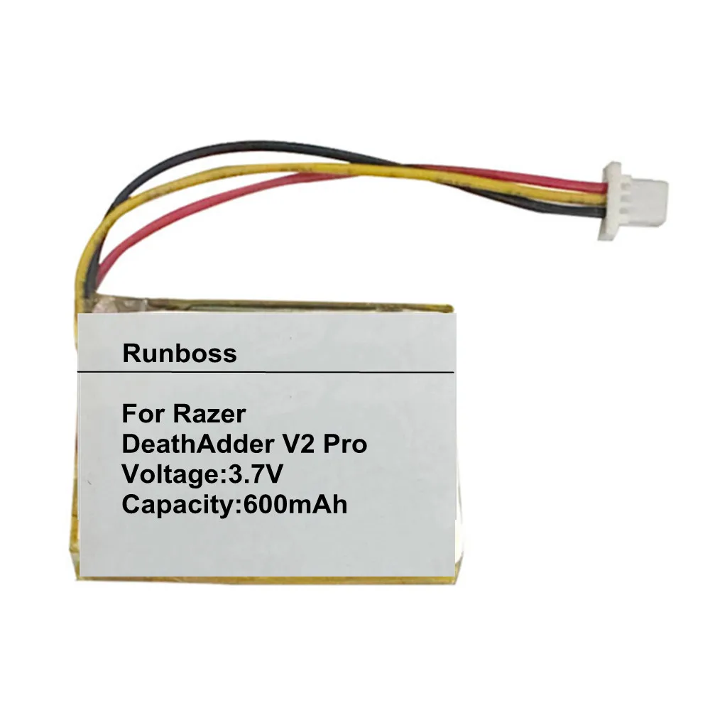Replacement Wireless Mouse Battery 600mAh For Razer Viper V2 Pro/ V3 Pro Viper Ultimate