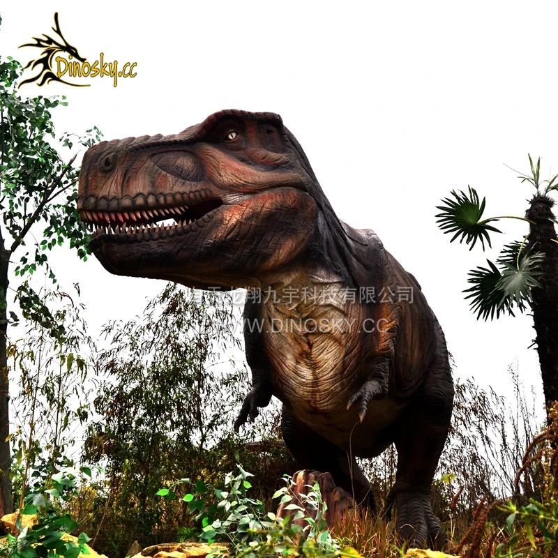 ATV&UTVLife-size Animatronic Robot Dinosaur Tyrannosaurus Science Park and Amusement Park Decoration DINOSKY