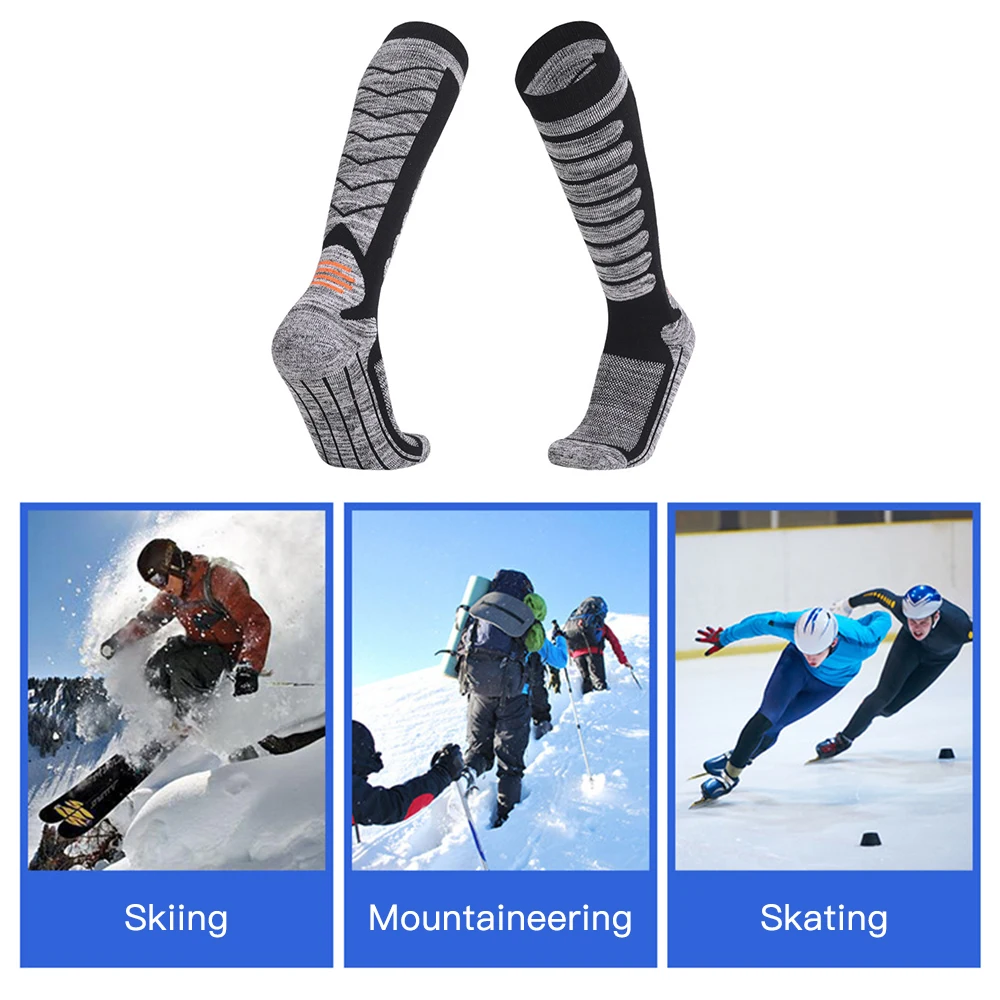 Long Ski Socks for Winter Sports Skiing and Snowboarding hiking socks