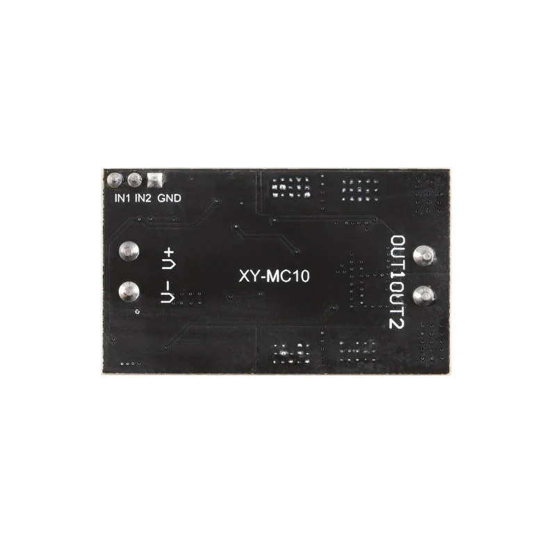 Módulo de accionamiento de motor CC de alta potencia de 10A con regulación de velocidad PWM hacia adelante y hacia atrás, amplio voltaje y alta corriente MC10