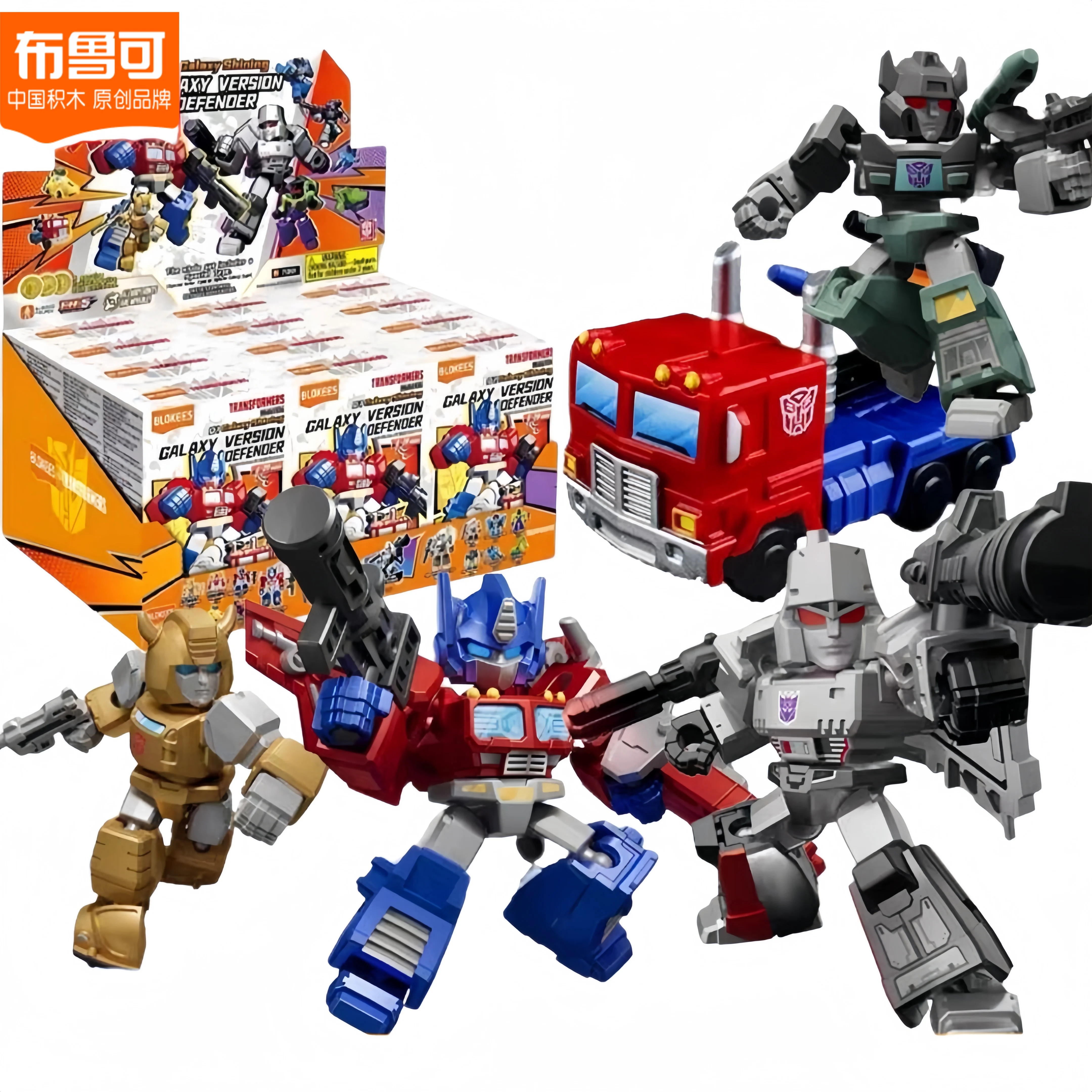 Blokees Transformers Block Defender Version Wave1 Optimus Prime Megatron Ironhide Thundercracker Robot Kids Toys Xmas Gift