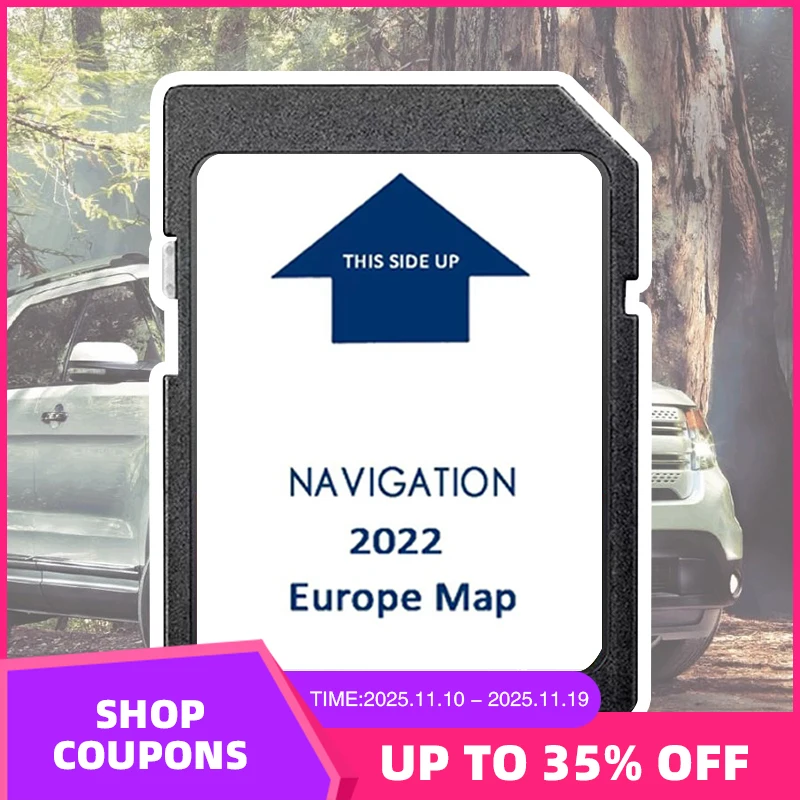 

Memory Card for IVECO Stralis Hi-Way Car Navigation System with 2022 Europe Navigation SD Map