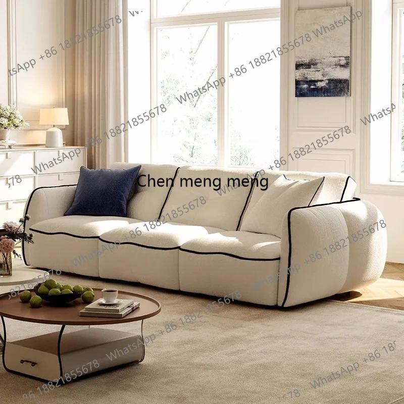 

Modern Simple Cloud Sofa Cream Wind Designer High Quality Creative Leisure Sofas Sectional Luxury Unusual Sillon Cama