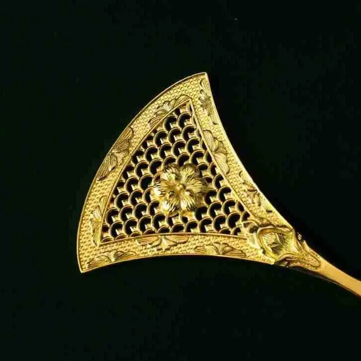 Women's Copper Plated Chisel Carved Restoration Tang Dynasty Hairpin Accessories Antique Hair Accessories Simple