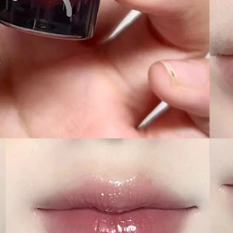 Cappuvini Water Glazed Mirror Lip Gloss Makeup Crystal Jelly Moisturizing Lip Glaze Long Lasting Color Liquid Lipstick Cosmetics