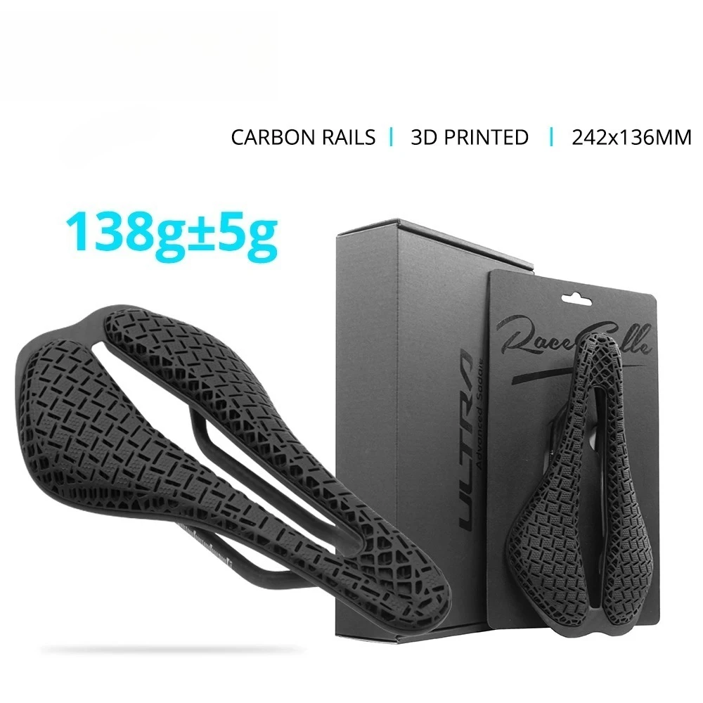 

Vitchey 3D печатное велосипедное седло из углеродного волокна, полые удобные дышащие седла для горного и шоссейного велосипеда MTB