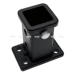 2 Inch Tow Bar Hitch Receiver Tube Bolt On Adapter Trailer Camper RV Parts Caravan Accessories