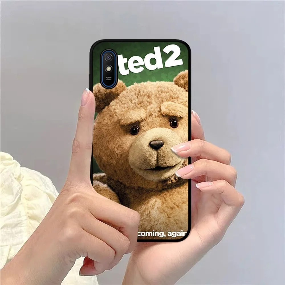 Cartoon Teddy Bear Phone Case For Redmi 5 6 7 8 9 10 plus pro 6 7 8 9 A GO K20 K30 K40 pro plus F3 Fundas