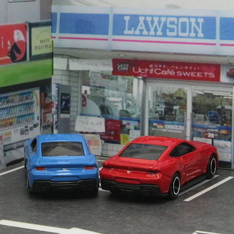 Takara Tomy Tomica No.91 Ford Mustang Eco Boost Fastback Auto in lega Diecast Modello Replica Serie Regali per bambini Ragazzo Giocattoli