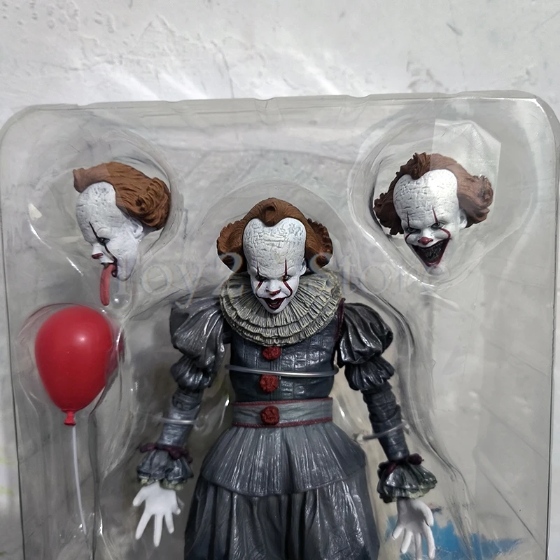 NECA Pennywise عمل الشكل الفصل الثاني لعبة مجسمة نهائية هدية رعب لجميع القديسين عيد ميلاد نموذج اللعب هدية #4
