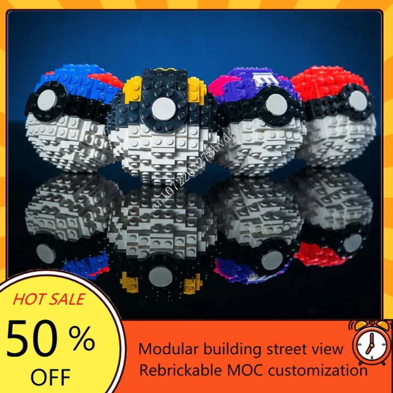MOC Life-Sized Sculpture Series Pocket Sphere Mega Figure Model Custom Puzzles  DIY Creative Educational  Assembly Toy Kid Gifts