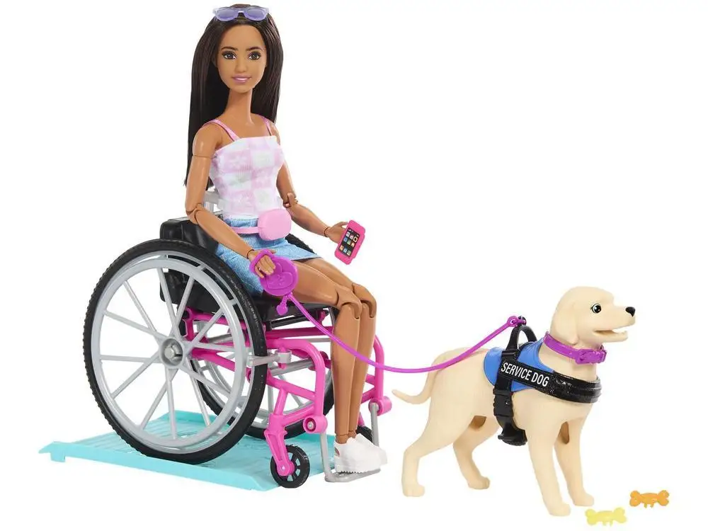 Barbie Doll with Wheelchair HJY85