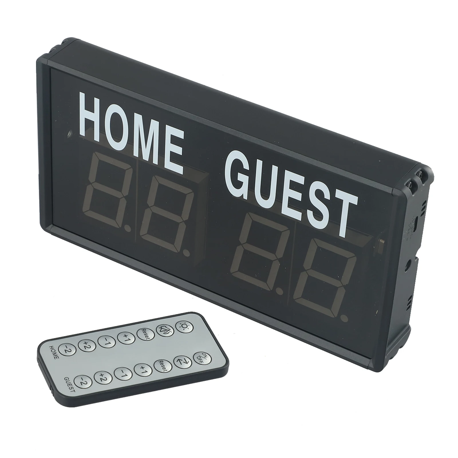 Electronic Scoreboard Remote Control Digital Tabletop Scoreboard Games Activity Aluminum Alloy Scoreboard Accessories