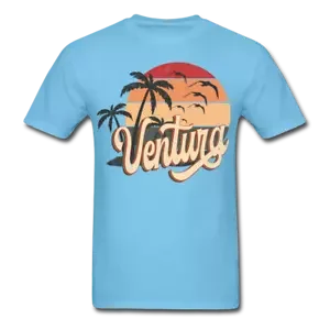 Ventura Shirt California Sunset Beach  Boulevard T-Shirt Size  For Men Clothing Women Tees High Quality 100%Cotton