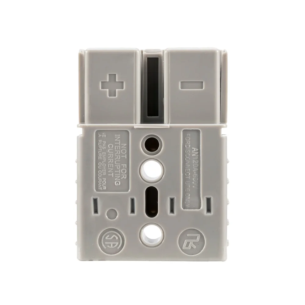 FIERYRED 6개 125A 고전류 회색 앤더슨 파워폴 스타일 전원 커넥터 플러그