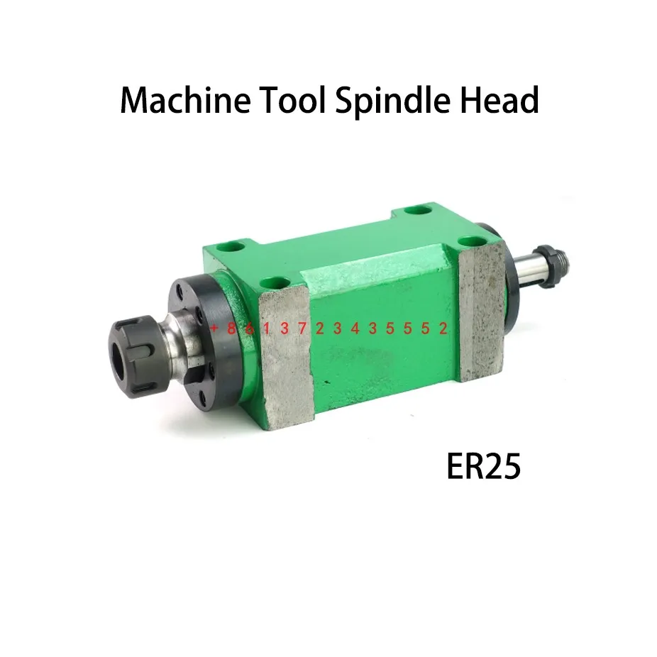 CNC 1500W 1Hp ER25 Power Head Power Unit Max. 3000~8000rpm Machine Tool Spindle Head for boring milling drilling tapping Machine