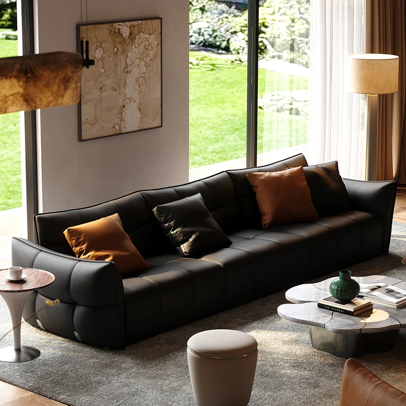 Sofás de Salón de Diseño Moderno, Réplica de Cuero, Sillón de Salón, Sofás Relajantes, Tumbonas de Playa, Muebles de Moda