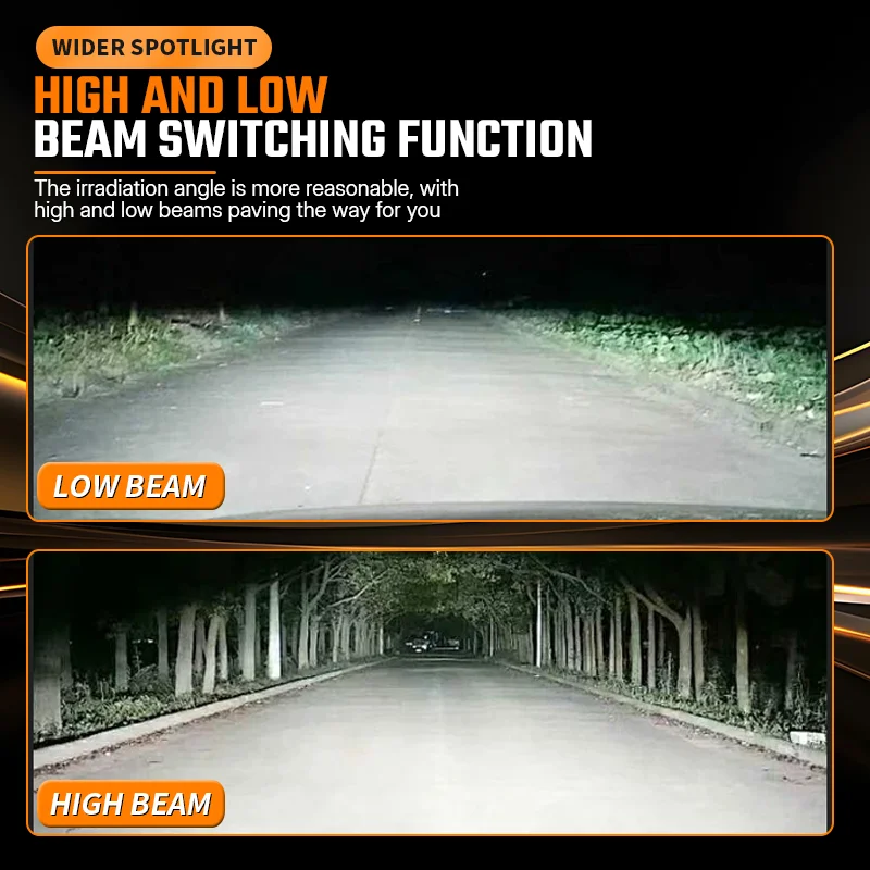 50W External Ultra-Bright Spotlight for Motorcycles and Electric Vehicles, Dual-Lens Matrix Spotlight, Waterproof Mini Cannon Wi view 4