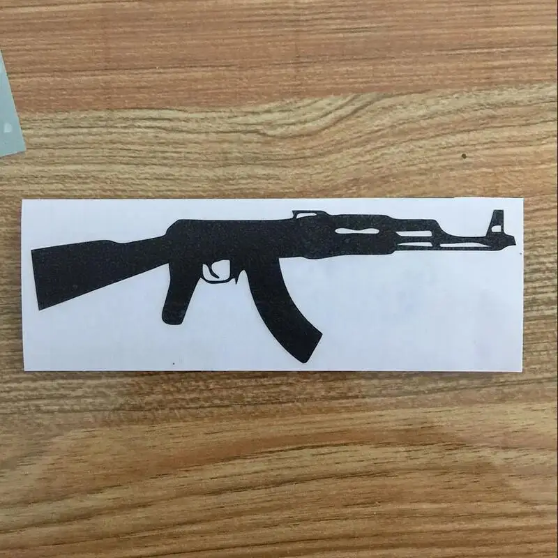Classic AK-47 design enthusiast SUV car window bumper motorcycle accessories kayak decoration vinyl waterproof car sticker - view 6