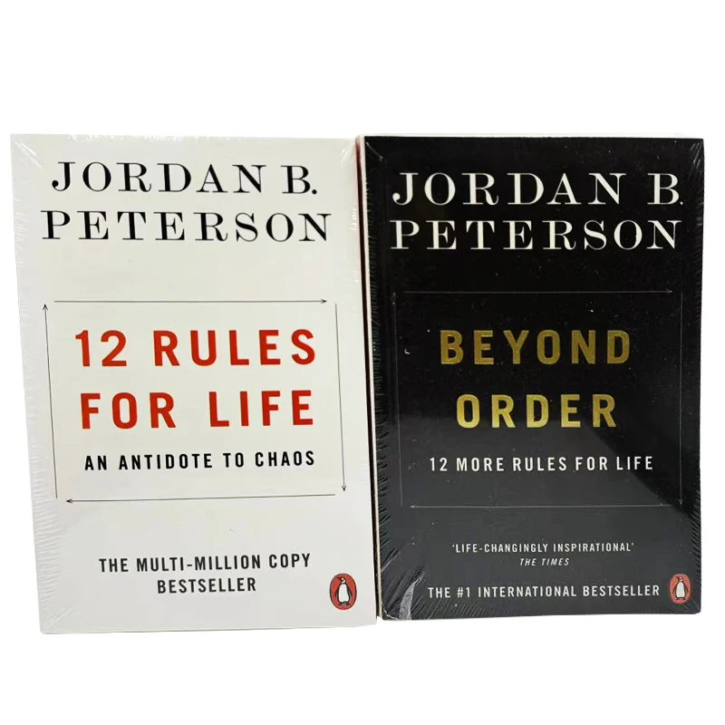 

2 Books 12 Rules for Life/beyond Order By Jordan B. Peterson in English Paperback Book