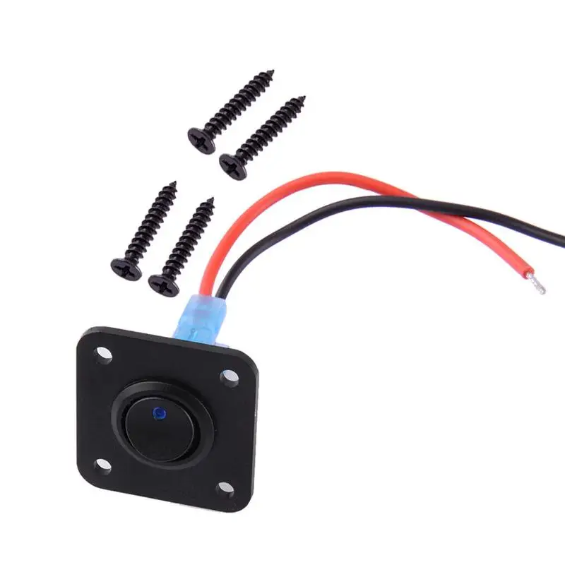 

1Gang Blue LED 12V Toggle Rocker Switch Panel For Car Boat Marine RV Truck