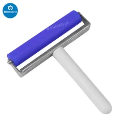 8cm 10cm Silicone Roller Screen colando Roller Wheel LCD OCA Polarizing Tool para o telefone móvel PC Screen Protector Film colando