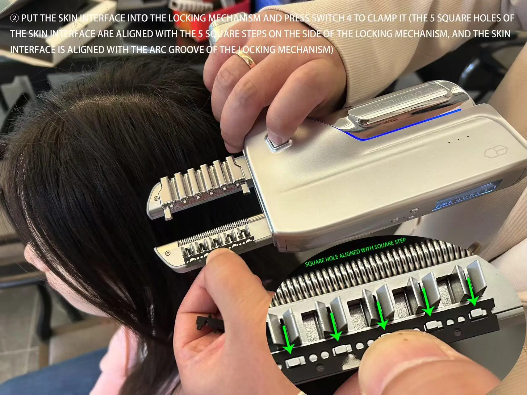 High speed 6d 3rd generation hair extension machine