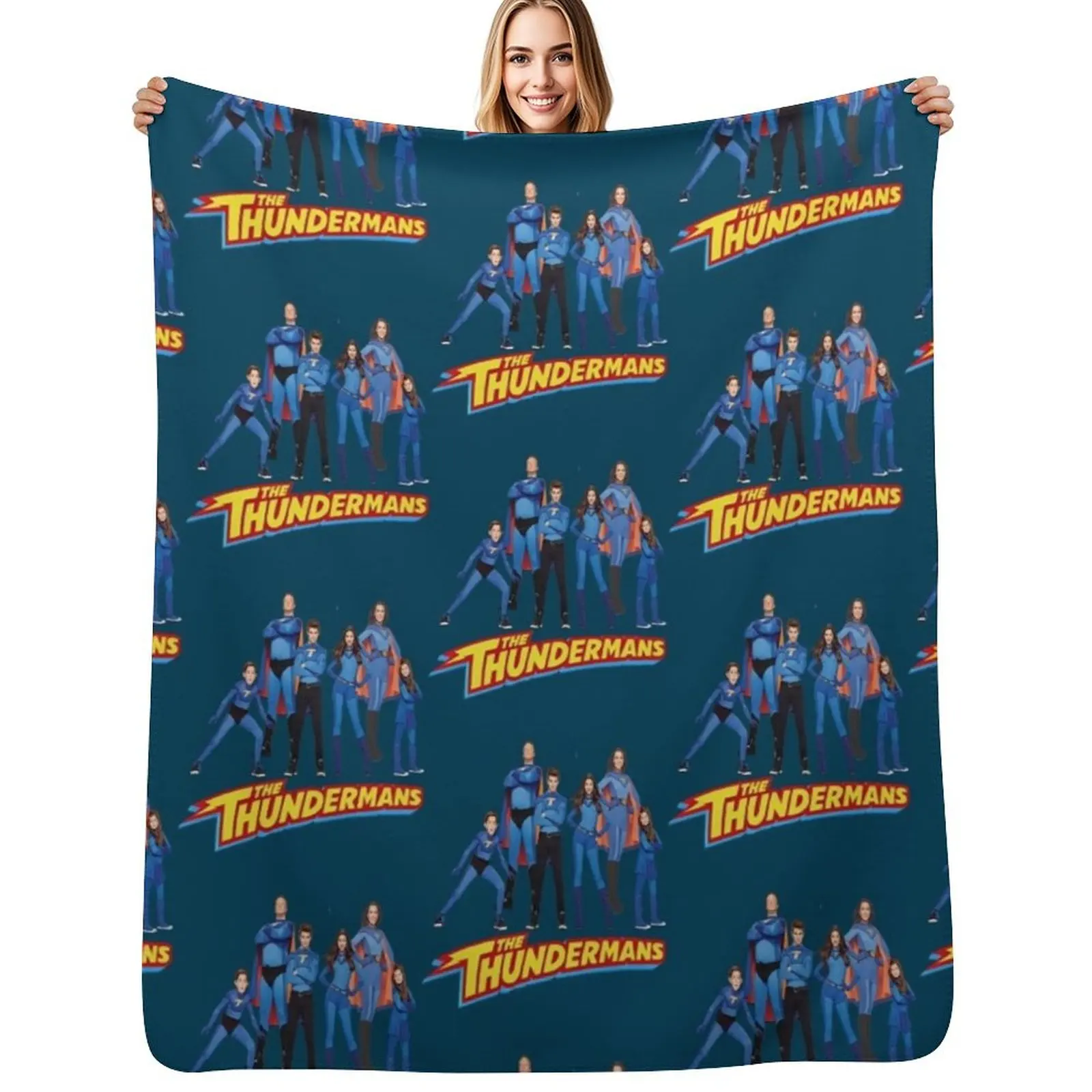 

The Thundermans Throw Blanket Cozy Microfiber Throw Blanket for Home Bedroom