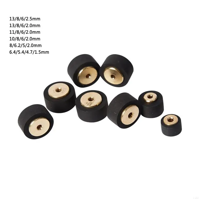 U55C Retractors Press Belt Pulley Deck Audio Pressure Recorder Cassette Pinches Roller Tape Card for  Player Stereo