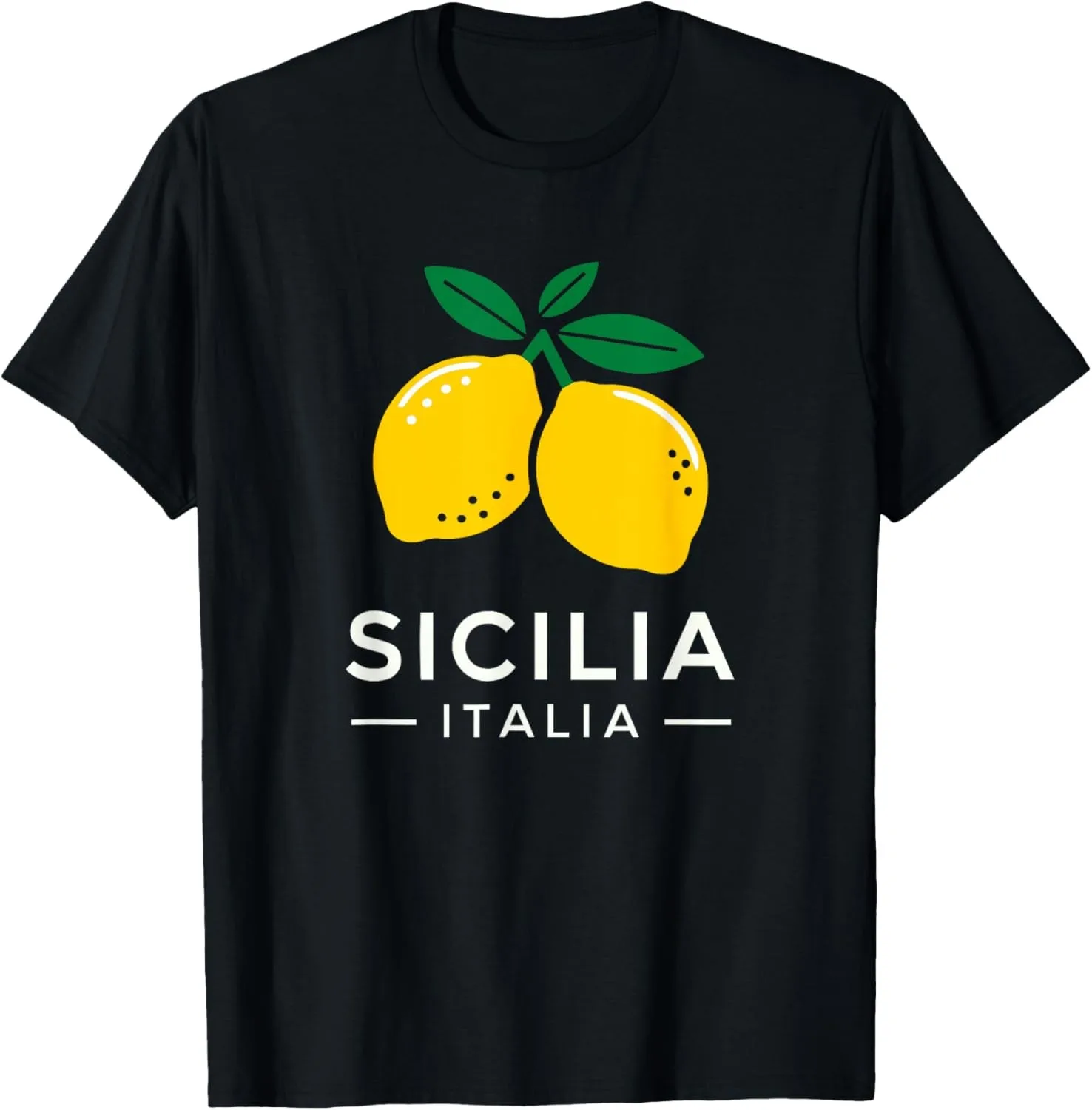Sicilia Italia Lemons Mediterranean Italian Travel Design T-Shirt Hoodie Cotton  Men Gift Anime Vintage Clothes