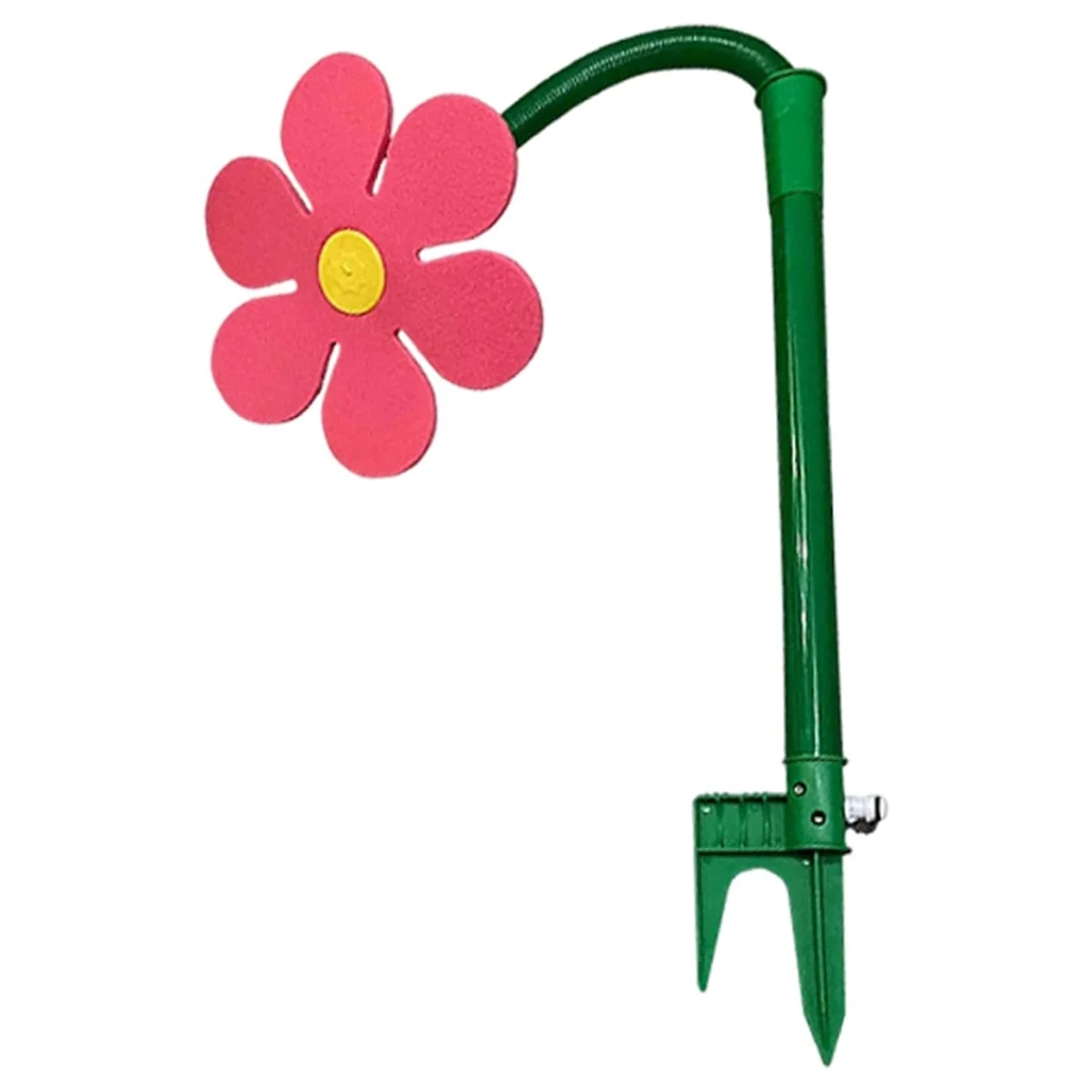 Dancing Daisy Sprinkler Lawn Watering Sprinkler Sprayer, Suitable for Garden Watering Garden Irrigation Tool Red