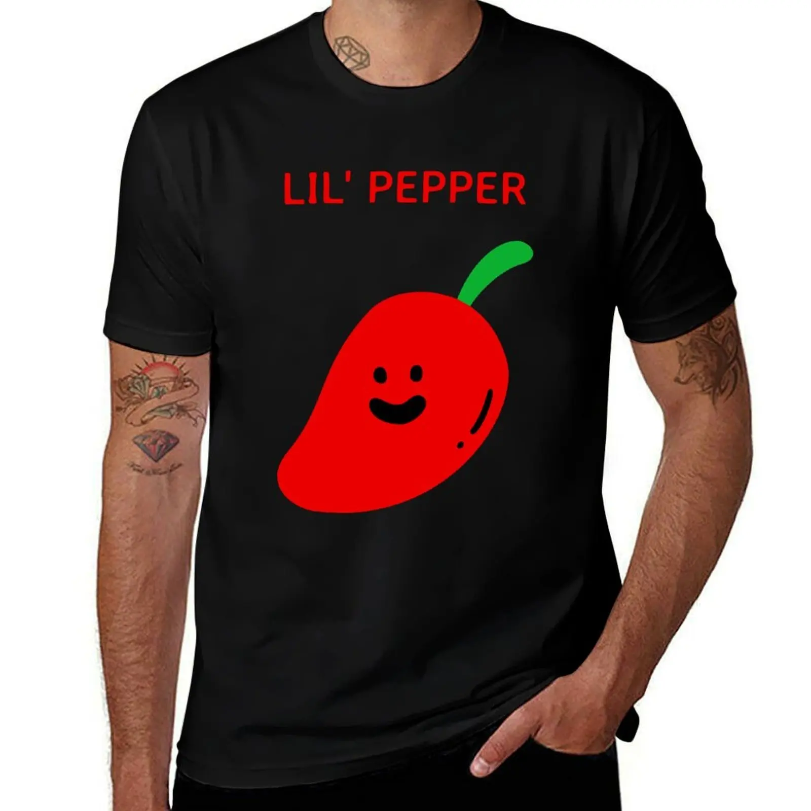 Lil Pepper T-Shirt Abstract Pattern Print Top T-Shirt