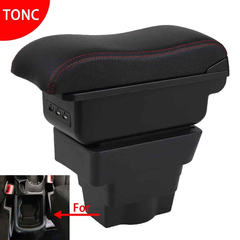 

For Opel Astra Armrest Box Retrofit parts For Opel Astra J Car Armrest Center Storage Box Interior details Car Accessories USB