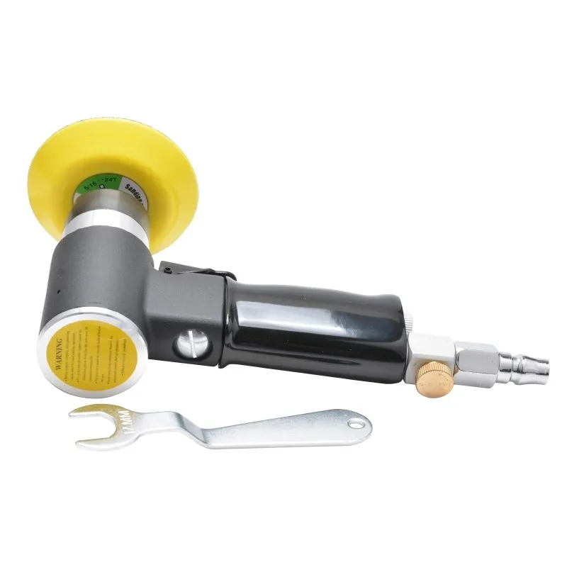 Wave Shield Pneumatic Sandpaper Machine 2 3inch Pneumatic Grinder Concentric/Mentric Pneumatic Polishing Machine Sticky Disc