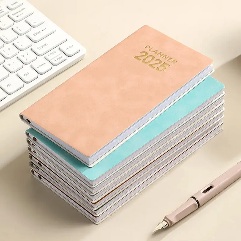 2025 Weekly Pocket Planner Agenda Calendar Office Appointment Diary Notebooks Portable Pocket Notepad Memo Diary Planner New