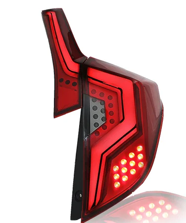 DK Motion Modified LED Tail Lights For Honda Jazz Tail Lamps For Honda Fit 2014 - 2018 Rear Lamp Assembly