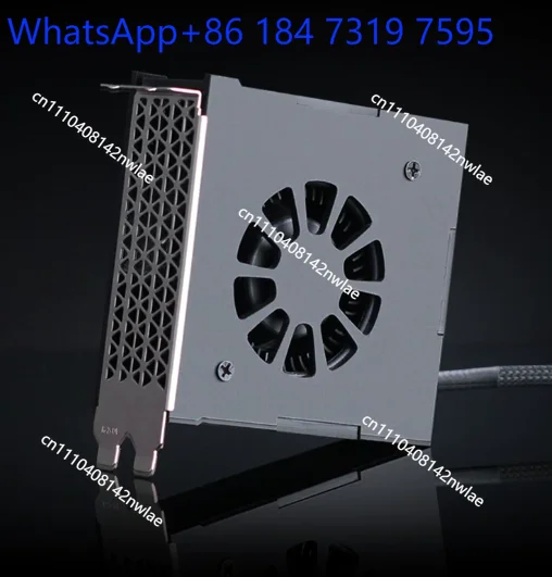 Dual PCIe Slot PC Case Exhaust Cooling Fan Efficient Air Ventilation Heat Dissipation Cooler For Desktop Computer GPU Thermal