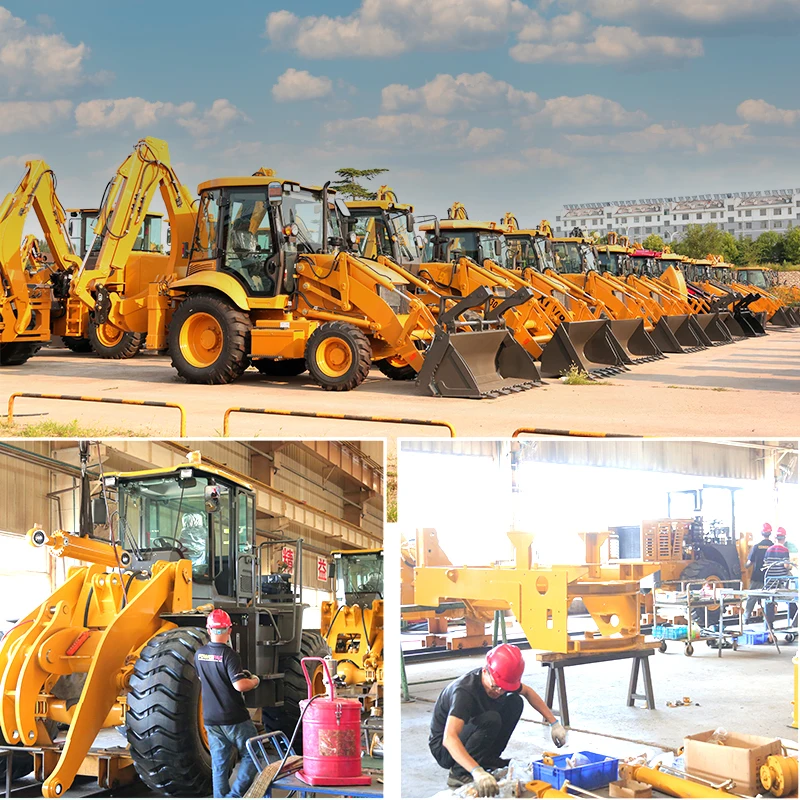 China Manufacturer 4X4 Small Mini Excavator Backhoe Loader for Sale