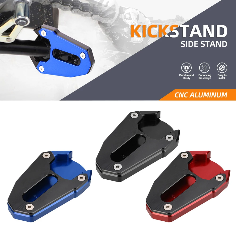 

Side Kickstand Extension Plate For Suzuki SV650 2016 -2023 2024 SV650X SFV650 Gladius Motorcycle Stand Enlarger Support Foot Pad