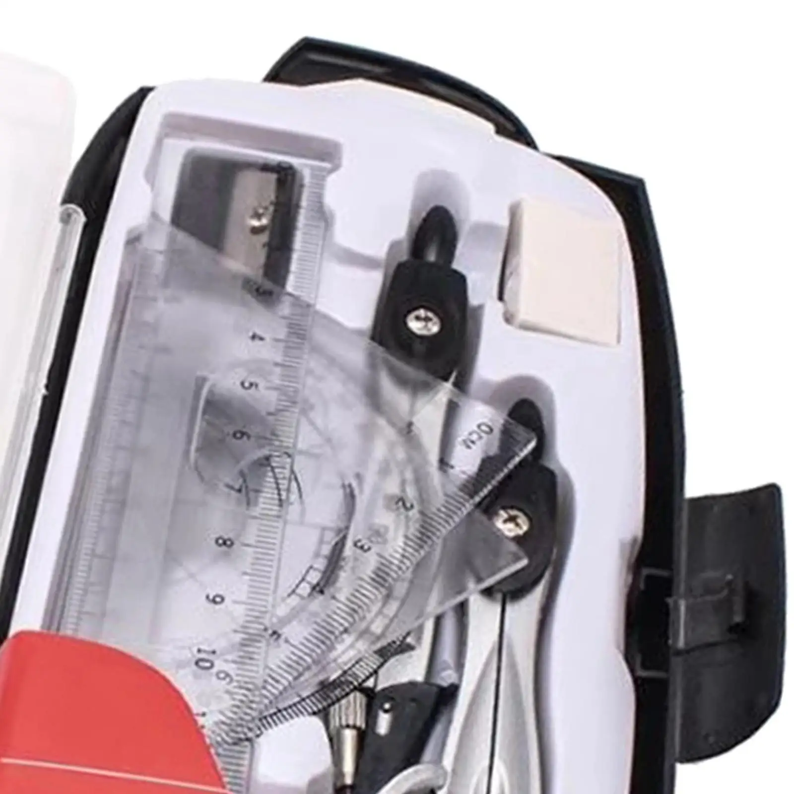 Math Geometry Protractor with Storage Case for School Teachers
