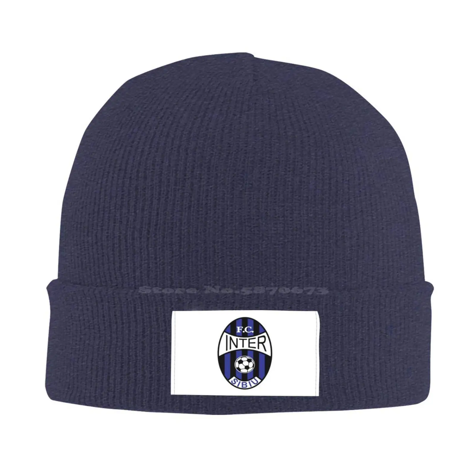 Fotbal Club Inter Sibiu Logo Print Graphic Casual cap Baseball cap Knitted hat image 3