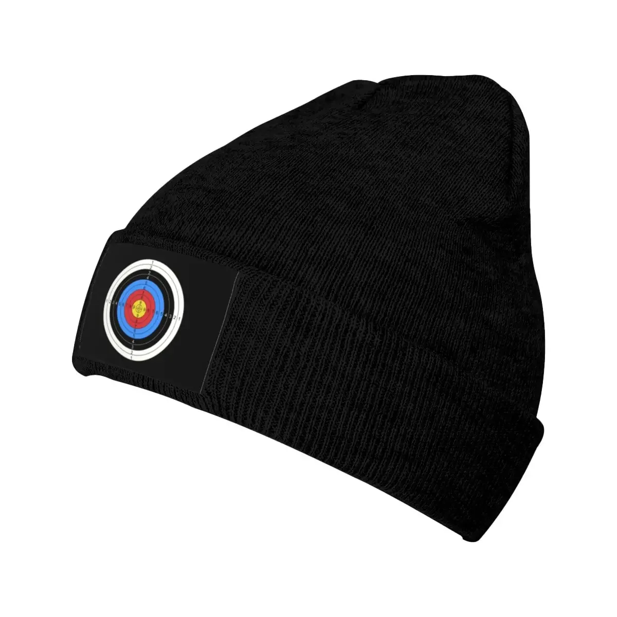 And Gun Range Target Practice Graphic Skullies Beanies Caps Unisex Winter Warm Knitted Hat Adult Bonnet Hats