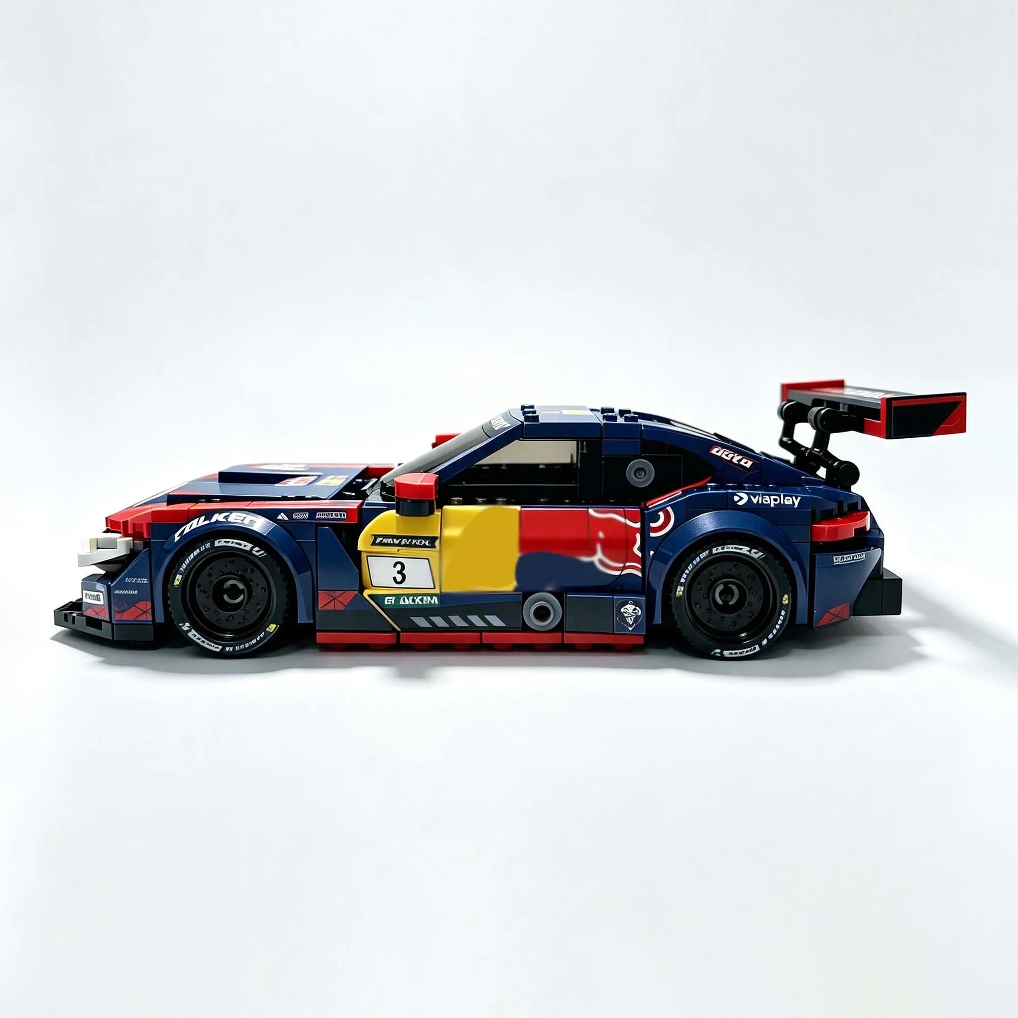 Image of Technische GT3 Supercar Bausteine MOC-258495 Verstappen Rennwagen Sportwagen Modell Bausatz Spielzeug für Erwachsene Geschenke