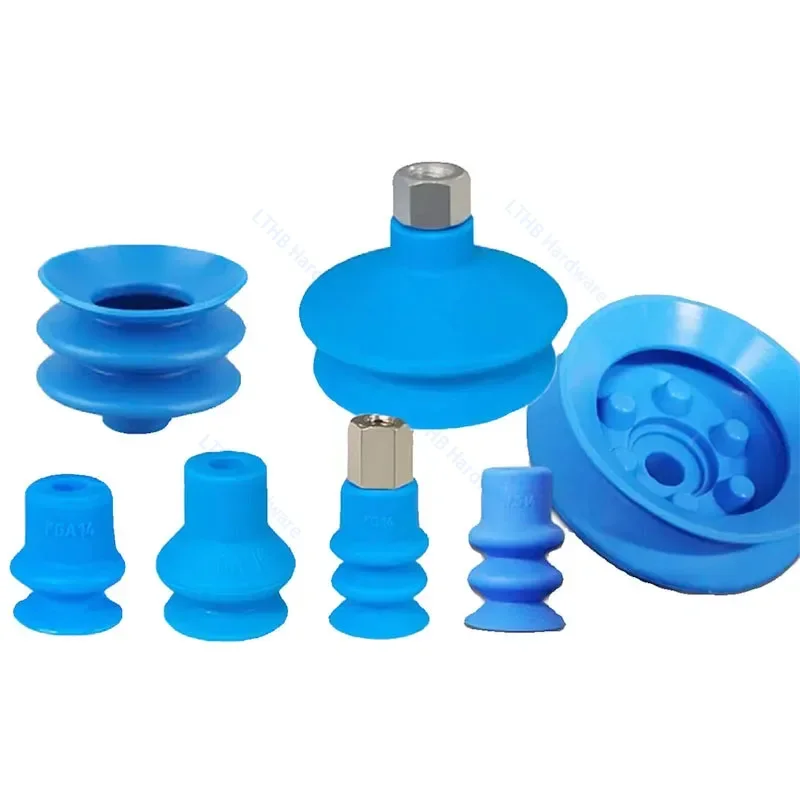 Pneumatic Vacuum Suction Cup FGA Series Round Nozzle Organ Mouth Silicone Double-layer Robot Automatic Manipulator Accessories