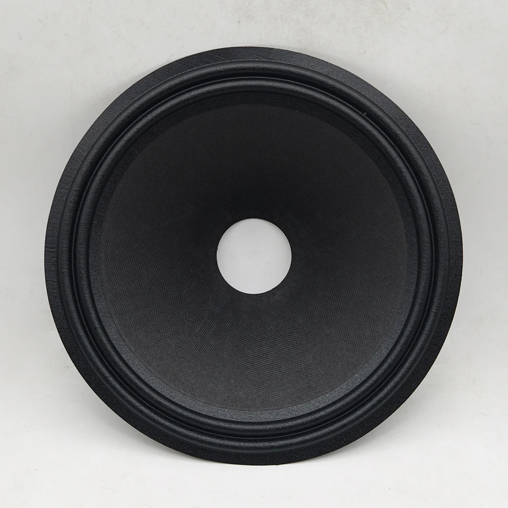 Cono de altavoz de 10 pulgadas (250 mm, 49,5 mm) con base de papel, woofer de tambor de papel con borde de tela de 2 anillos, piezas de reparación