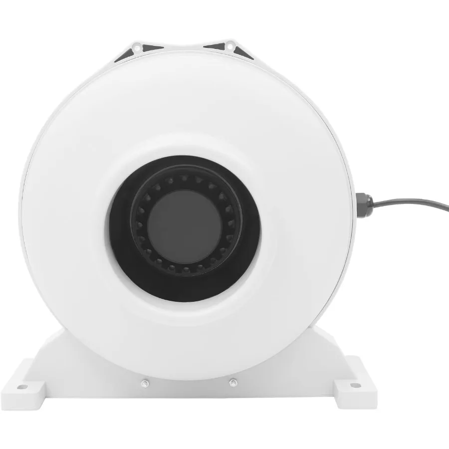 

6-дюймовый линейный канальный вентилятор с воздушным потоком 418 Cfm для эффективной вентиляции кухни и ванной комнаты, тихая работа, безканальный вытяжной вентилятор Sol