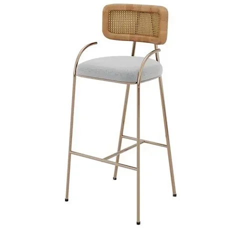 

Island Semi-bar Dining Chairs Office Reception Desk Nordic Home Bar Chair Manicure Luxury Taburetes De Cocinas