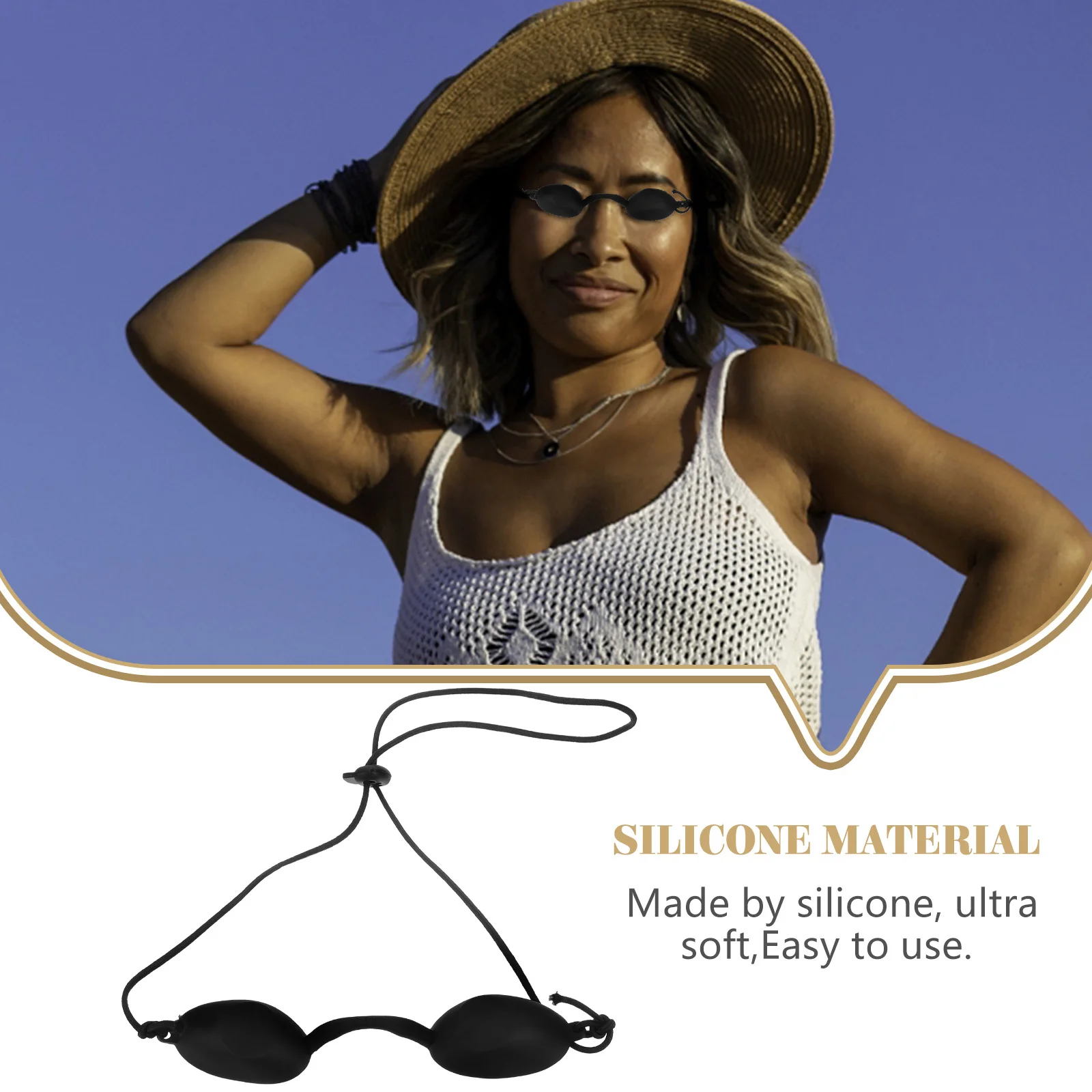 

Laser Protective Eyewear Soft Silicone Ipl Safety Goggles For Teeth Whitening Tattoo Removal Led Therapy Sunbathing