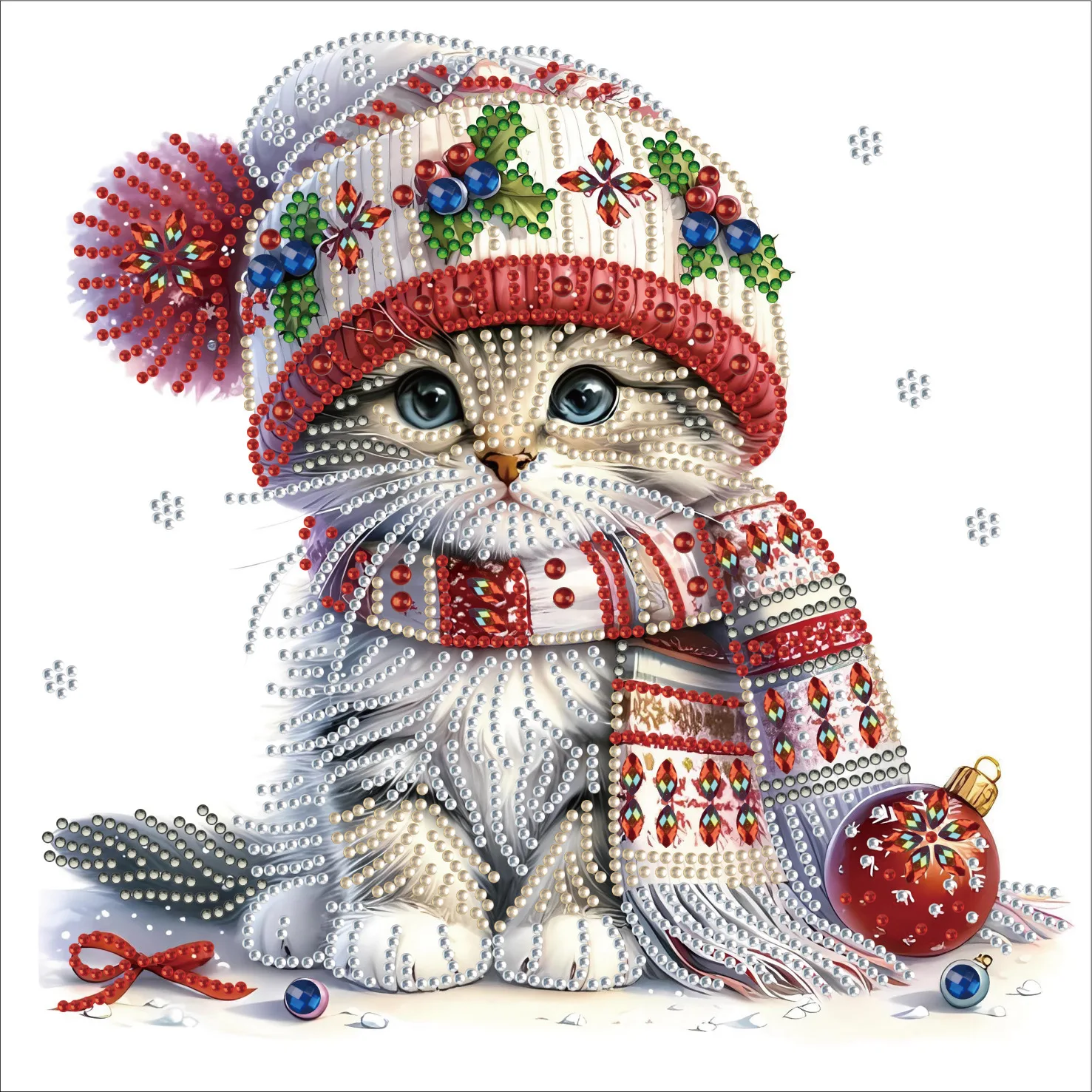 DIY Diamond Painting Special Shaped Drill 5D Cat Animal Crystal Dot Art Craft Decor Handicraft Toy Frameless view 5