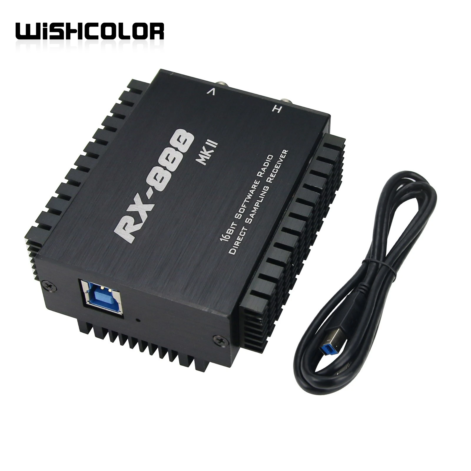 

New RX888 MK2 SDR Radio Receiver SDR Ham Radio Receiver LTC2208 16Bit ADC Direct Sampling R828D HF VHF for HDSDR SDRConsole